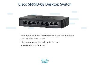 Cisco Business SF95D-08-IN 8-Port 10/100 Desktop Unmanaged Switch