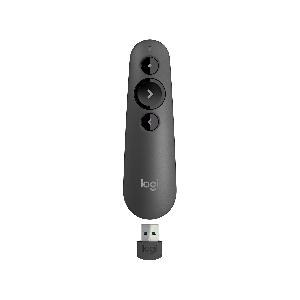 Logitech R500 Laser Presentation Remote Clicker with Dual Connectivity Bluetooth or USB for Powerpoint, Keynote, Google Slides, Wireless Presenter